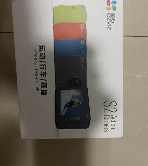 萤石EZVIZ运动相机S2，自拍杆，9.5...