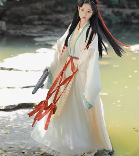 闺梦令【陈三愿】正品原创晋制汉服女秋冬改良...