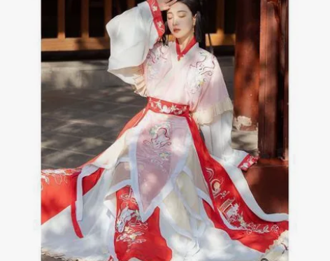 耀春广寒月兮原创晋制汉服女重工刺绣魏晋中国...