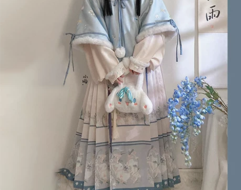 (出/换)仙楚姬原创汉服【蘑菇兔】明制比甲...