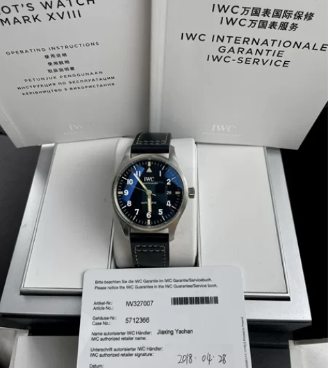 ¥18399 IWC万国飞行员系列IW32...