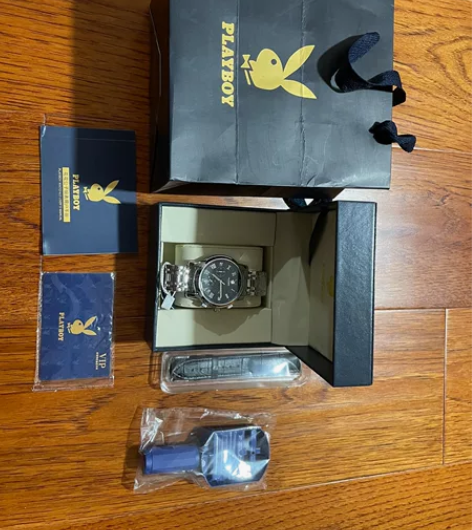 playboy男款手表 全新未拆封 带表盒...