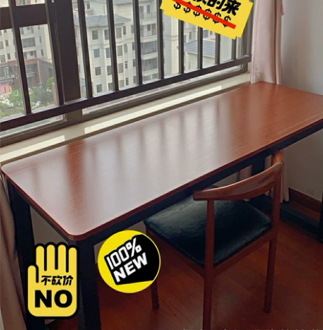 【包邮捡漏】圆角电脑桌台式家用学生学习卓写...