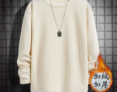 战狼世家华夫格卫衣男秋冬季加绒加厚保暖男士...