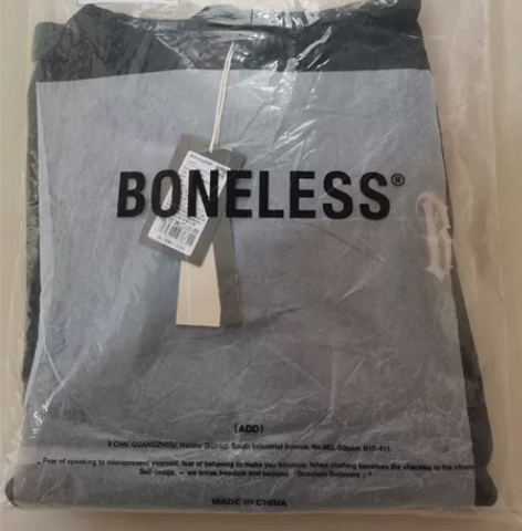 Boneless男士卫衣黑色L码，全新！未...