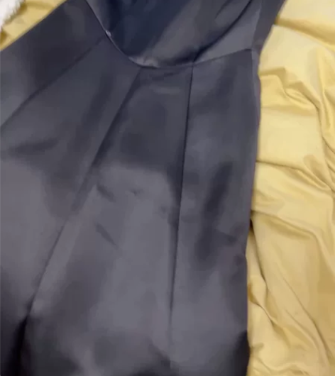 D－PLAY春夏款欧美黑色高腰修身连衣裙蝴...