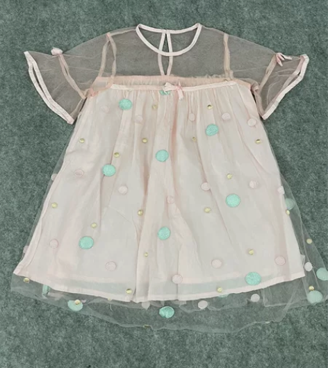 哈咪奇连衣裙女童上衣裙网纱裙公主裙礼服裙蓬...