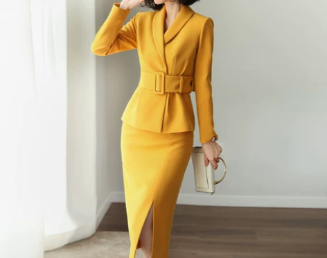 衣舒阁职业连衣裙秋冬季女气质名媛小香风裙子...