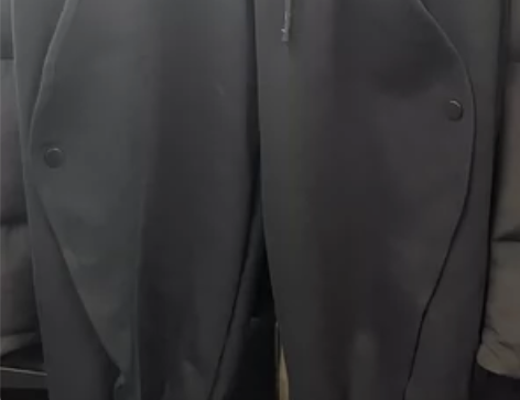 男款黑色针织运动休闲裤！全新有吊牌！ 裤长...