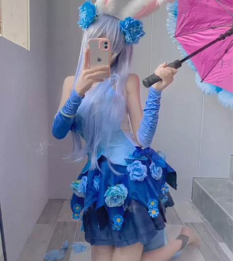 公孙离花间舞cos全套 打个王者荣耀tag...