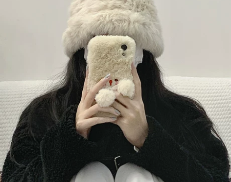 【双12价】兔毛渔夫帽子女秋冬季皮草毛绒帽...