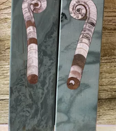 2023年初冬季化石镇纸现货一批 直角、三...