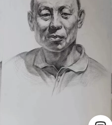 出售素描练习作品 可【代画】8K头像/石膏...
