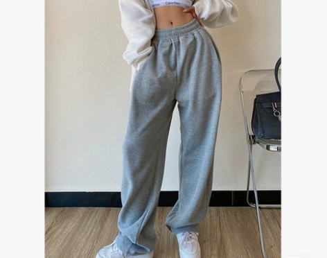 liviahome欧美灰色运动裤女ins潮...