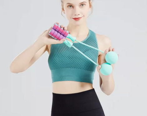 无绳跳绳专业燃脂男女通用负重减肥运动计数款...