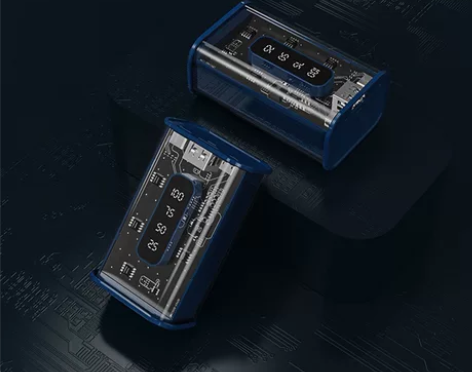 透明机甲充电宝超大容量10000毫安赛博朋...