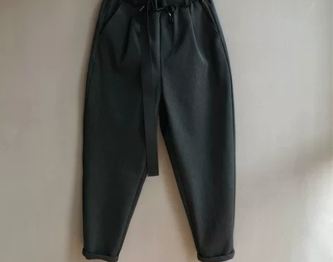 长裤休闲裤秋冬新款宽松大档哈伦裤男士发型师...