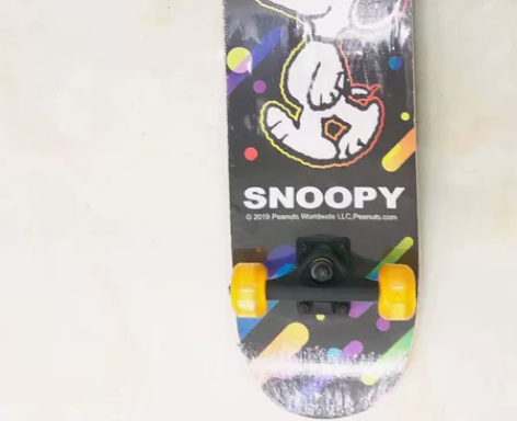 史努比发光四轮滑板初学者成人男女生青少年成...