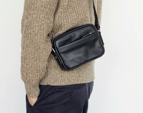 男士真皮单肩包2020新款潮流休闲时尚斜跨...