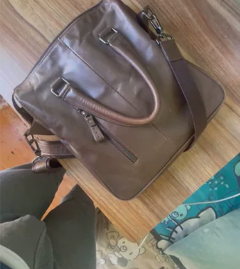 小众品牌，纯牛皮单肩斜挎包、手提包，男士，...