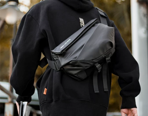 LSHSTORE背包男斜挎包潮牌包包男士大...