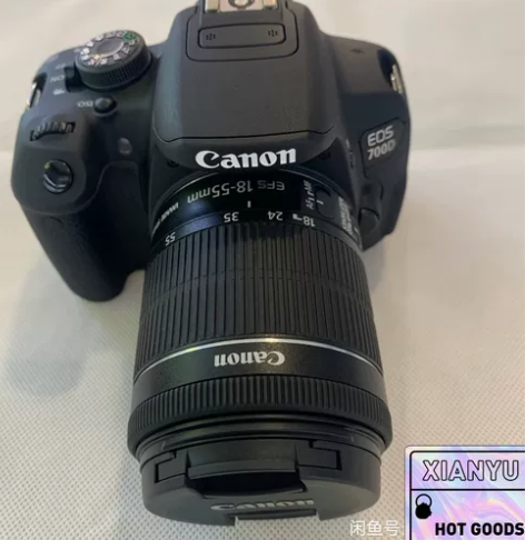 佳能700D+18-55镜头新手入门单反套...