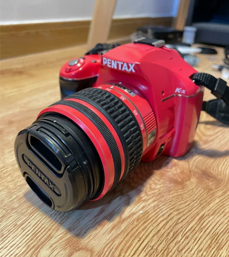 闲置宾得kx套机18-55红色数码单反小相...
