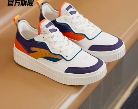安踏官方旗舰男低帮板鞋男2022夏季潮流板...