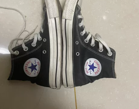 正品高帮匡威 经典款 37码 匡威实体店买...