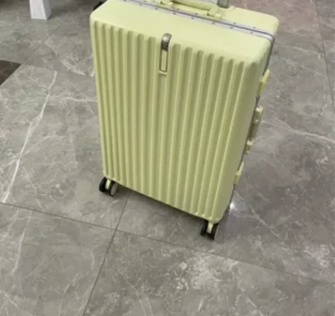 贝尔新款行李箱万向轮铝框拉杆箱男女学生密码...
