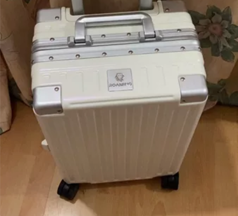 漫游铝框行李箱日本轻音万向轮旅行箱24登机...