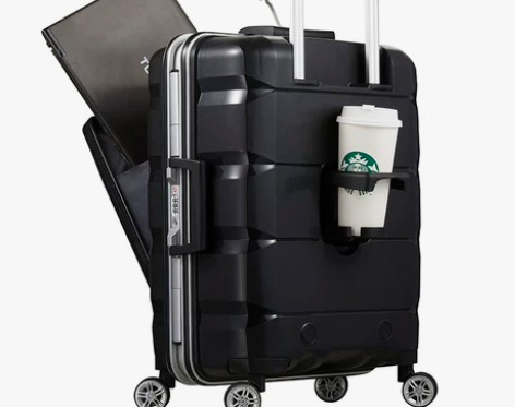 Lucky Club前置电脑行李箱男女密码...