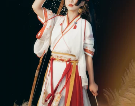 宿问新品【白露】 晋制原创汉服女齐腰襦裙中...