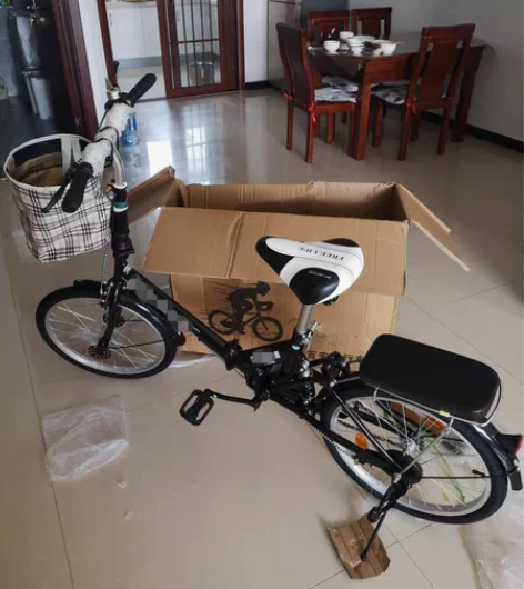 折叠自行车单车上班代步车20寸，很轻适合力...