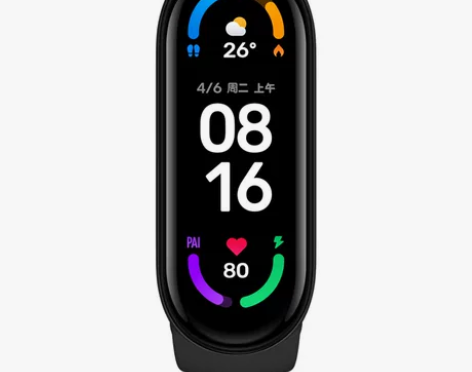 小米手环6智能血氧心率监测蓝牙男女款运动计...
