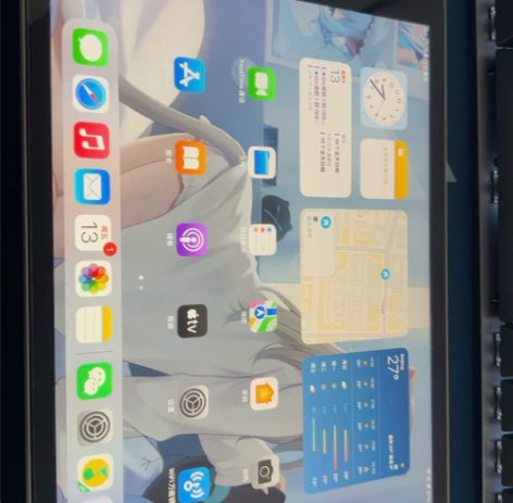 iPad 2021贴了钢化膜，买了保护套！...