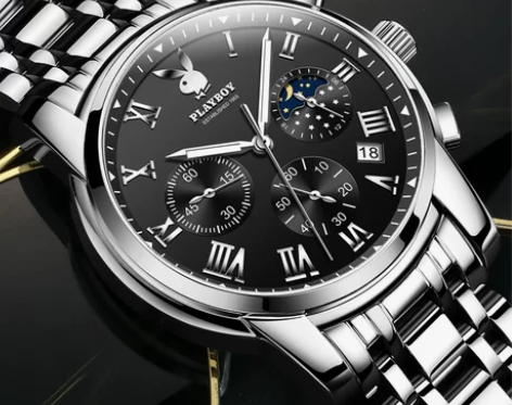 花花公子官方专柜正品手表男2022年新款防...