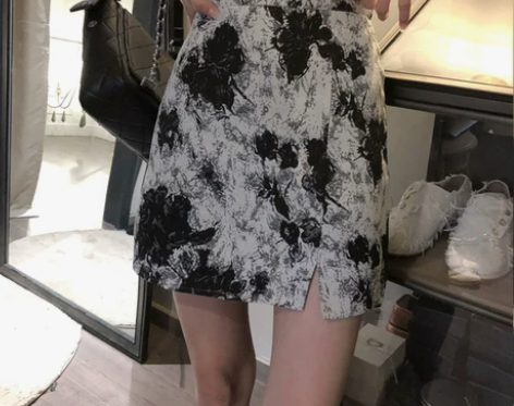 全新包邮 大码半身裙女2021新款高腰a字...