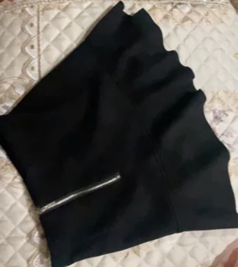 卡其色半身裙秋冬女鱼尾裙短裙弹力高腰显瘦一...