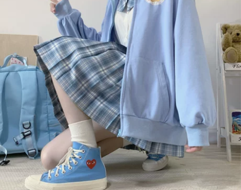 云星落  新款正统JK制服百褶裙学院风学生...