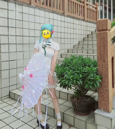 次元依家的初音未来韶华 cos服 穿一仅游...