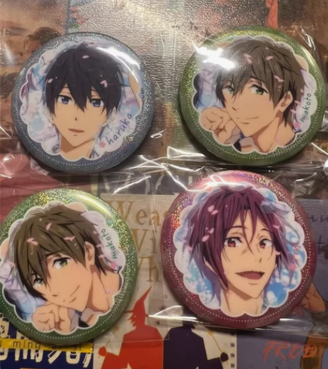 星河动漫 FREE男子游泳部正版周边樱花徽...