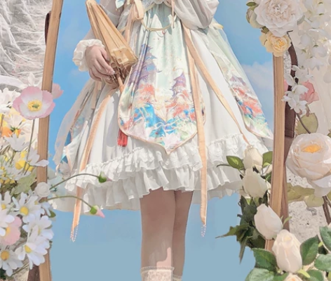 橘颂谣原创lolita 月下谣无人版m码大...