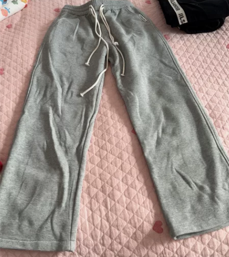 加绒休闲裤XL码裤长100 感兴趣的话点“...