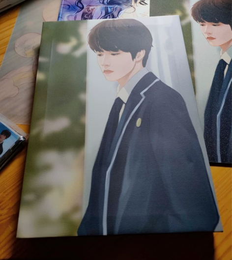 【包邮出/实拍】刘耀文无框画送同款海报 发...