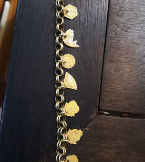 老银鎏金手链，品相完整，工艺漂亮。 感兴趣...