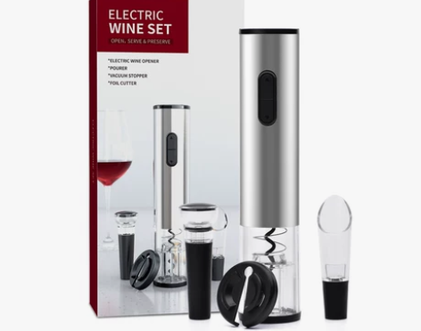 波昂电动红酒开瓶器家用套装高档启瓶器自动开...