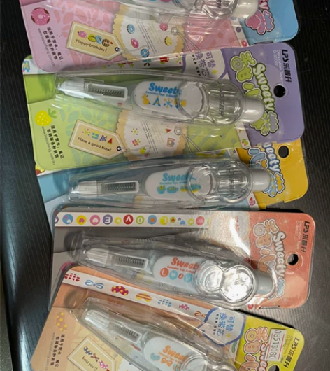 花边修正带5个 带图案 可做手账 标记重点...