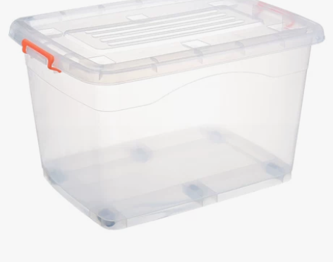 透明收纳箱塑料整理箱特大号衣服玩具被子储物...