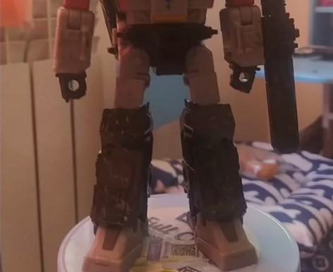 包邮孩之宝正版围城威震天变形金刚无盒无损，...